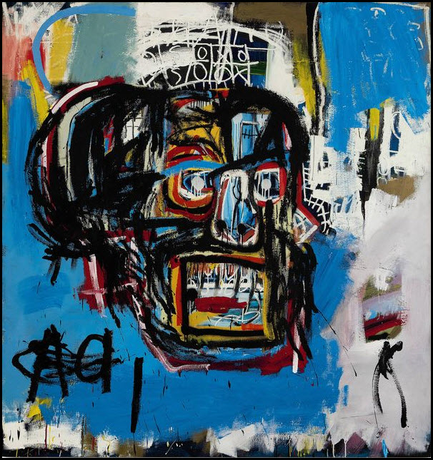 Jean-Michel Basquiat Skull Painting