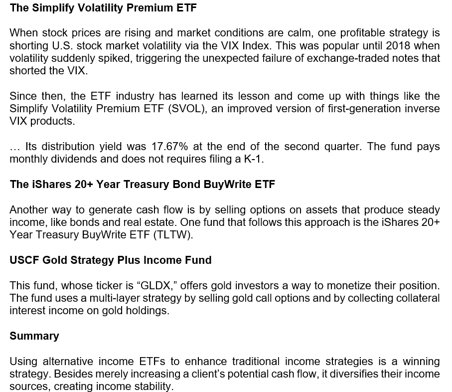 income funds