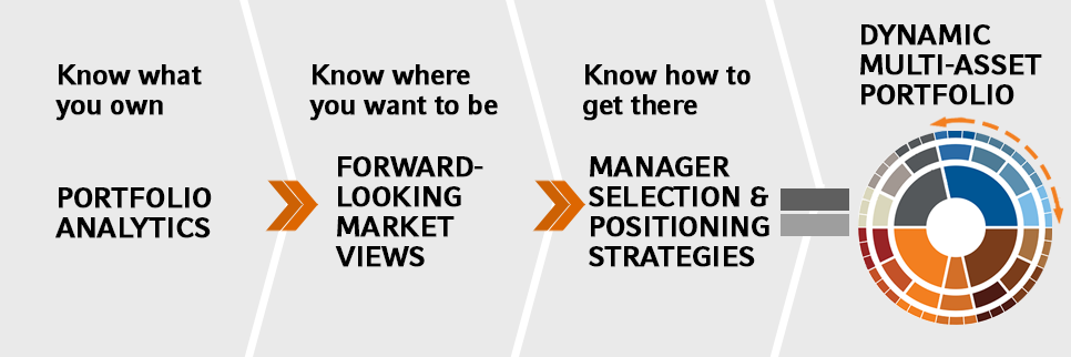 Dynamic multi-asset portfolio infographic