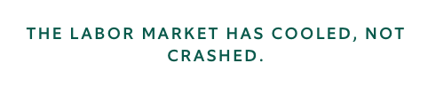 labor market cooled